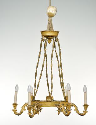 A Biedermeier Chandelier (‘Reifenluster’), - Property from Aristocratic Estates and Important Provenance