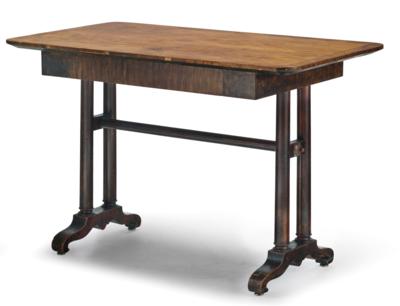 A Biedermeier Salon Table, - Di provenienza aristocratica