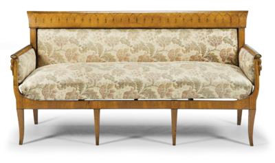 An Elegant Biedermeier Settee, - Property from Aristocratic Estates and Important Provenance