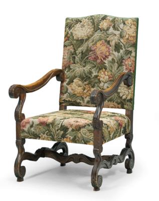 A Large Armchair in Baroque Style, - Di provenienza aristocratica