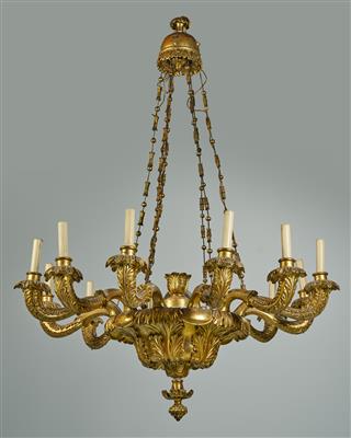 A Large Late-Biedermeier Chandelier, - Property from Aristocratic Estates and Important Provenance