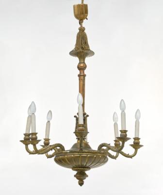 A Wooden Chandelier, - Property from Aristocratic Estates and Important Provenance