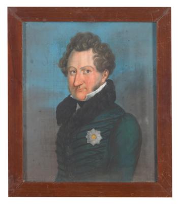 Artist, early 19th century, portrait of Ernst I Duke of Saxe-Coburg (1784-1844), - Majetek aristokratického původu a předměty důležitých proveniencí