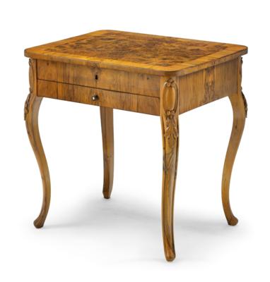 A Late Biedermeier Salon table, - Di provenienza aristocratica