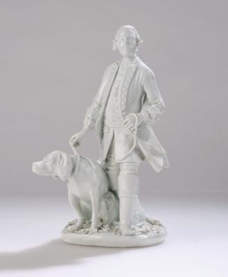 Jäger mit Hund, 19. Jh. , - Aus aristokratischem Besitz und bedeutender Provenienz