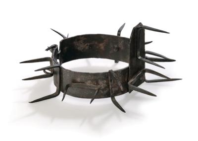 Schmiedeeisernes Halsband für Jagdhunde, - Aus aristokratischem Besitz und bedeutender Provenienz