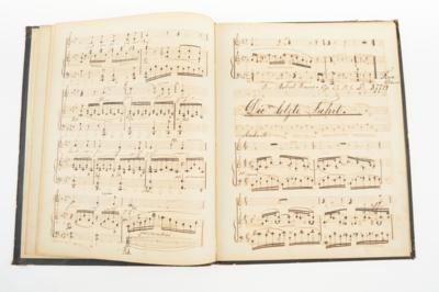 „Sammlung von Liedern der Helene Risy. Brünn den 5. 12. 1881“, - Autographen, Handschriften, Urkunden