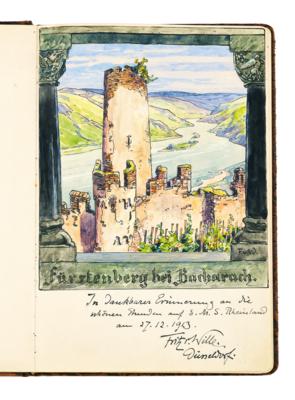 Deutsche Kriegsmarine, S. M. S. Rheinland, - Autographen, Handschriften, Urkunden