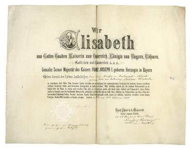 Elisabeth, - Autographen, Handschriften, Urkunden