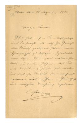 Franz Joseph I., - Autografi, manoscritti, documenti