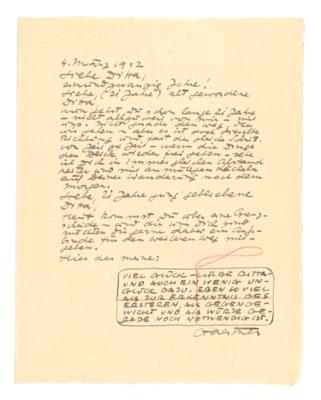 Gaertner, Eduard, - Autografy, rukopisy, dokumenty