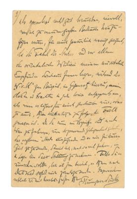Humperdinck, Engelbert, - Autographs, manuscripts, documents