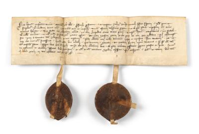 Kärnten, Stift Ossiach, Urkunde des Abtes Heinrich, Ossiach, 25. 12. 1318, - Autographen, Handschriften, Urkunden