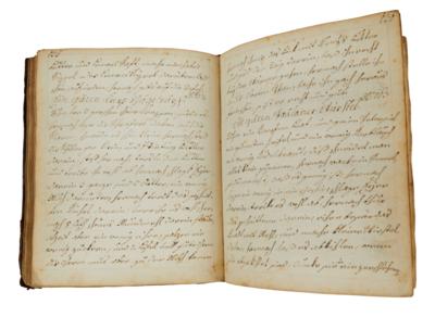 Kochbuch, Manuskript, 1766, - Autographs, manuscripts, documents