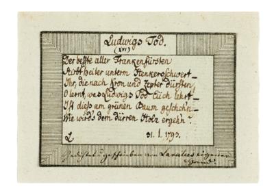 Lavater, Johann Caspar, - Autografy, rukopisy, dokumenty