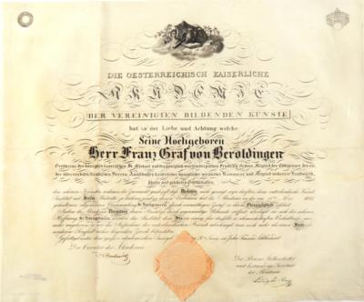 Metternich, Clemens Lothar Wenzel, - Autografy, rukopisy, dokumenty