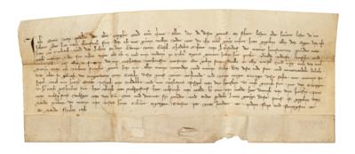 Niederösterreich, Urkunde des Otto von Walde, St. Pölten, 6.12. 1299, - Autografy, rukopisy, dokumenty