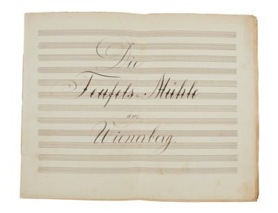 Österreich, Musikkonvolut. - Autographs, manuscripts, documents