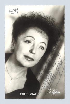 Piaf, Édith, - Autographen, Handschriften, Urkunden