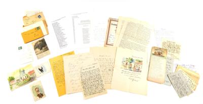Prybram, Albin, Ritter v., - Autographs, manuscripts, documents