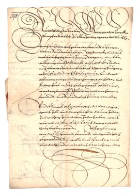 Rudolf II., - Autographs, manuscripts, documents