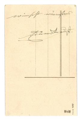 Strauss, Eduard, - Autographs, manuscripts, documents