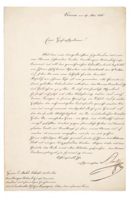 Tirol, Teilnachlass Johann Nepomuk Mahl-Schedl von Alpenburg - Autografy, rukopisy, dokumenty