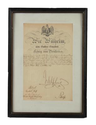 Wilhelm II., - Autographen, Handschriften, Urkunden