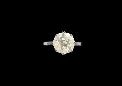 An Old-Cut Brilliant Solitaire c. 4.30 ct - Klenoty