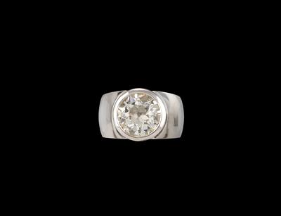 Altschliffbrillantsolitär -Ring ca. 4,60 ct - Juwelen