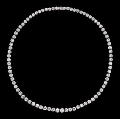 Brillantcollier zus. ca. 13 ct - Juwelen