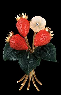A Wild Strawberry Brooch - Gioielli