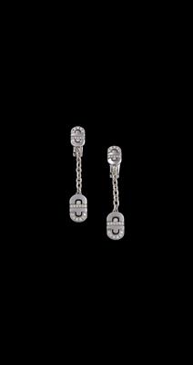 A Pair of Brilliant ‘Parentesi’ Ear Clip Pendants, Total Weight c. 0.58 ct - Gioielli