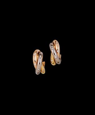 Cartier Brillantohrclips Trinity - Juwelen