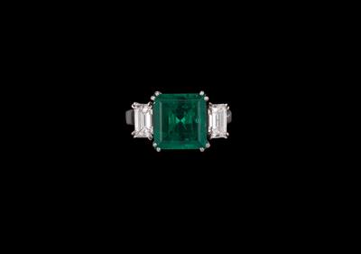 Diamant Smaragdring - Juwelen