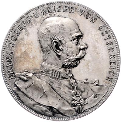 VI. mährisches Landesschießen in mährisch Ostrau vom 28. Juni bis 7. Juli 1896 - Münzen, Medaillen und Papiergeld