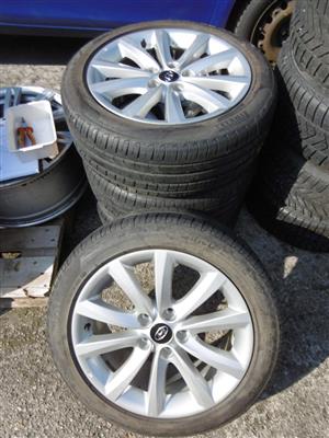 4 Reifen "Pirelli Cinturato P7" mit Alufelgen, - Fahrzeuge und Technik