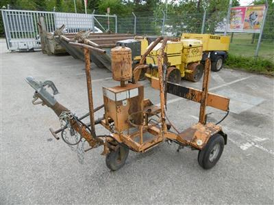Einachsanhänger (Bitumenspritzmaschine) "Straßmayr HF", - Cars and vehicles