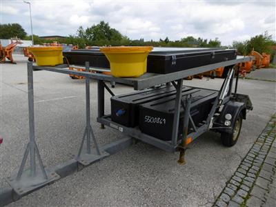 Warnleitanhänger "Nissen VLT-06-70", - Macchine e apparecchi tecnici ASFINAG