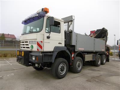 LKW "MAN Steyr 41S46/K32/8 x 8/4" (4-achsig), - Cars and vehicles
