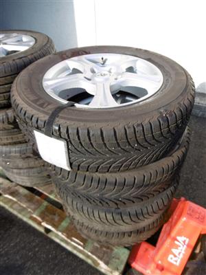 4 Reifen "Michelin Latitude Alpin" mit Alufelgen, - Cars and vehicles