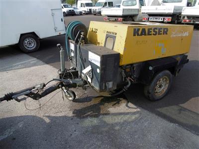 Einachsanhänger (Kompressor) "Kaeser M32G", - Macchine e apparecchi tecnici