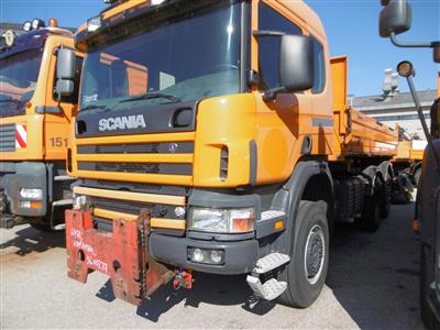 LKW "Scania P114 CB 6 x 4*4 HA 380" (3-achsig), - Fahrzeuge und Technik ASFINAG