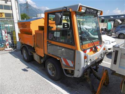 Zugmaschine "Bokimobil HY 1251 SN" mit Aufsatzstreuer "Küpper-Weisser STA80W08H", - Fahrzeuge und Technik Land Tirol, TIWAG, Magistrat