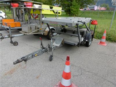 Warnleitanhänger "Trebbiner VWT E", - Macchine e apparecchi tecnici ASFINAG & Vorarlberg