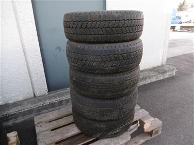 5 Reifen u. a. "Michelin" mit Stahlfelgen", - Fahrzeuge und Technik