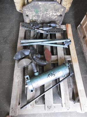 Rohrbiegemaschine Type E-16, - Werkstätteneinrichtung & Ersatzteile für Forst- & Baumaschinen