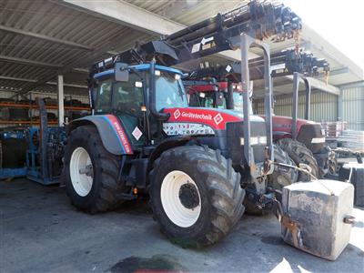 Selbstfahrende Arbeitsmaschine (Traktor) "New Holland TM175 Allrad" mit Kran "Hiab 166XS-4", - Werkzeuge & Maschinen GT Gerätetechnik GmbH