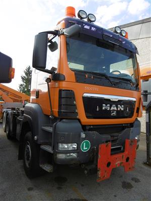 LKW "MAN TGS 33.480 6 x 6 BL Automatik Fahrgestell" (3-achsig), - Cars and vehicles