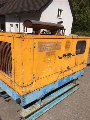 Dieselgenerator (34 kVA) "Jenbacher JW408", - Fahrzeuge und Technik ASFINAG & Land Vorarlberg
